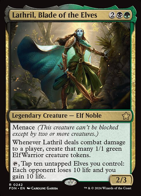 Lathril, Blade of the Elves (Rare)