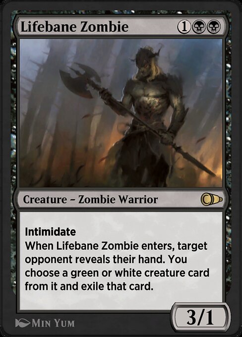 Lifebane Zombie #95 – Pioneer Masters Lifebane Zombie from Pioneer Masters (Rare)
