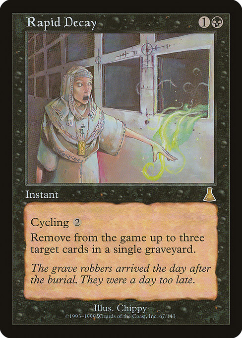 Rapid Decay (Rare)