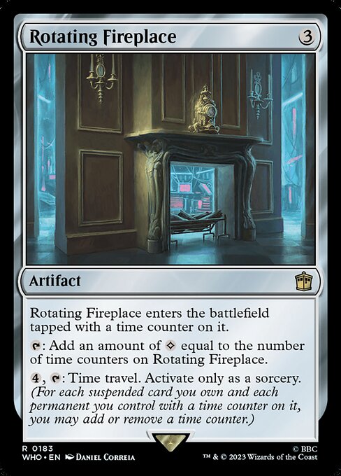 Rotating Fireplace (Rare)