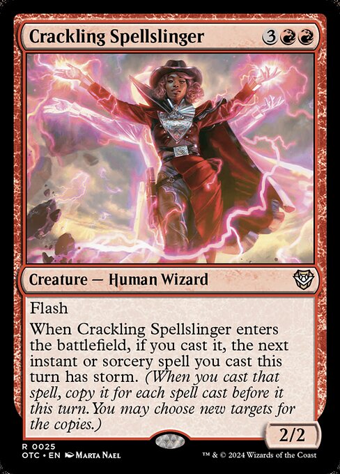 Crackling Spellslinger (Rare)