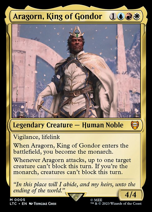 Aragorn, King of Gondor (Mythic)