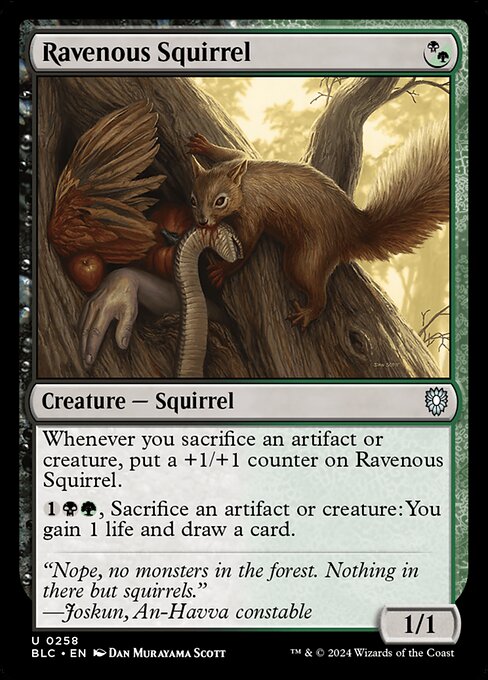 Ravenous Squirrel (Uncommon)