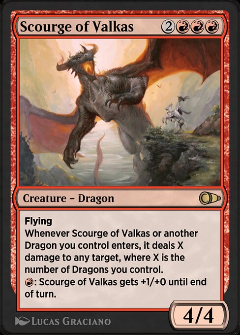 Scourge of Valkas #155 – Pioneer Masters Scourge of Valkas from Pioneer Masters (Rare)