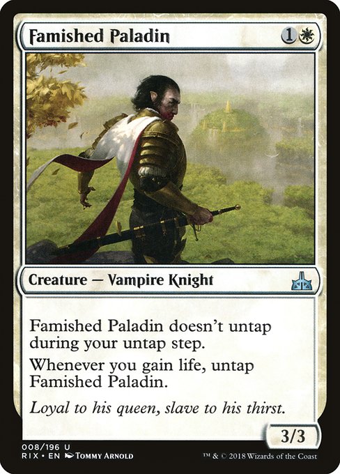 Famished Paladin (Uncommon)