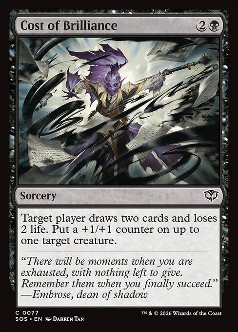Cost of Brilliance (Common)