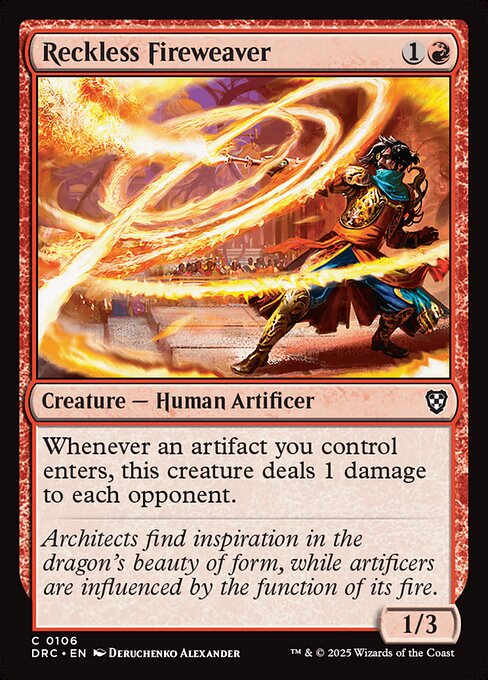 Reckless Fireweaver (Common)
