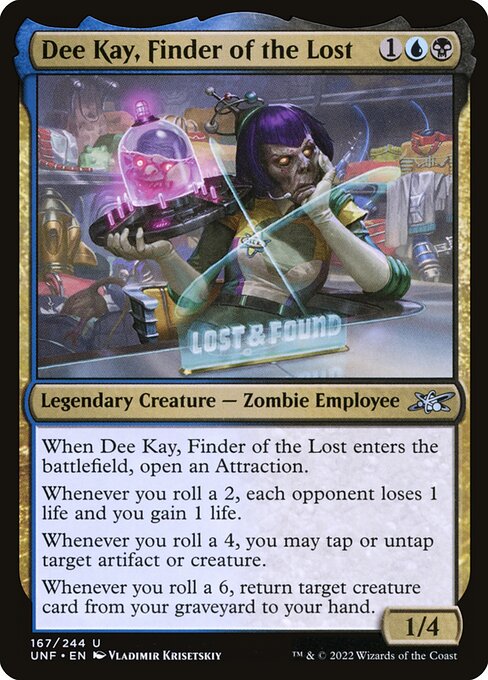Dee Kay, Finder of the Lost from Unfinity (Uncommon)