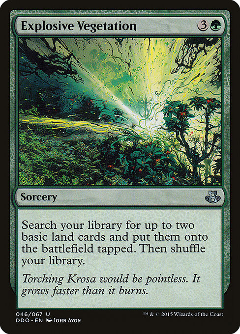 Explosive Vegetation (Uncommon)