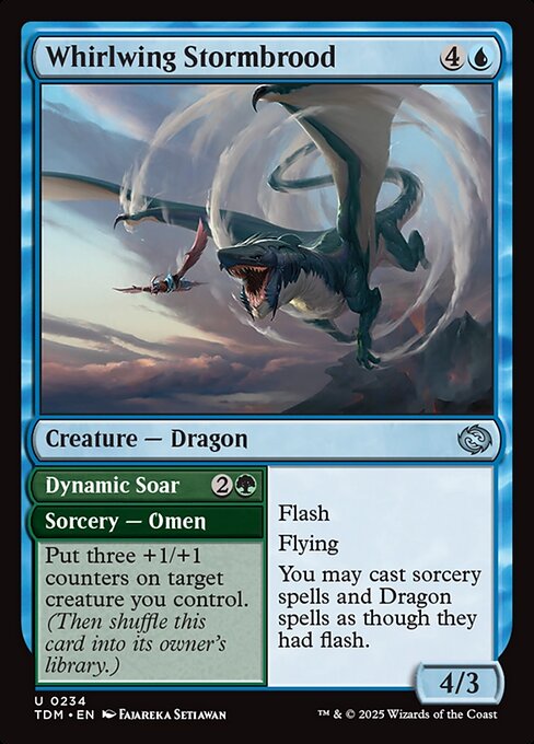 Whirlwing Stormbrood // Dynamic Soar (Uncommon)