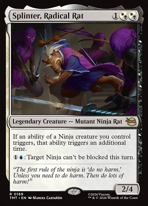 Splinter, Radical Rat (Rare)