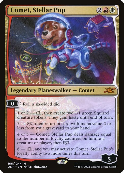 Comet, Stellar Pup from Unfinity (Mythic)