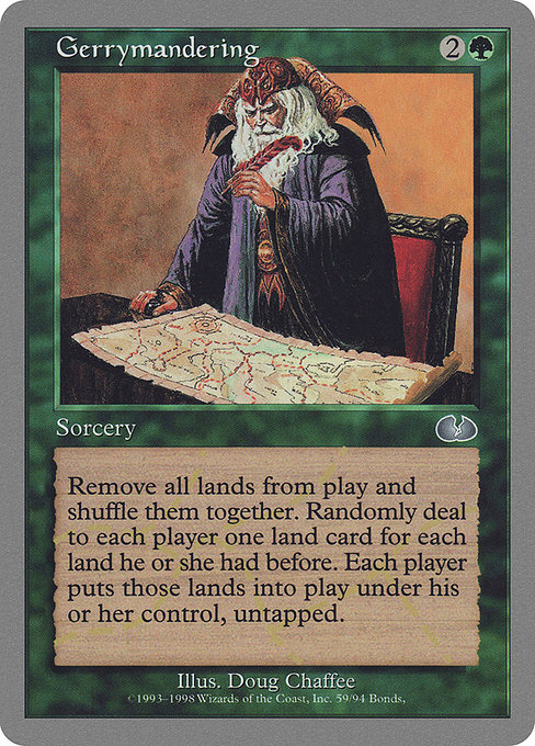Gerrymandering (Uncommon)