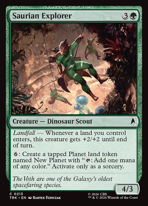 Saurian Explorer from Star Trek (Common)