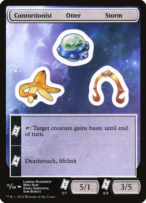 Contortionist Otter Storm from Unfinity Sticker Sheets (Common)