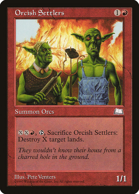 Orcish Settlers (Uncommon)
