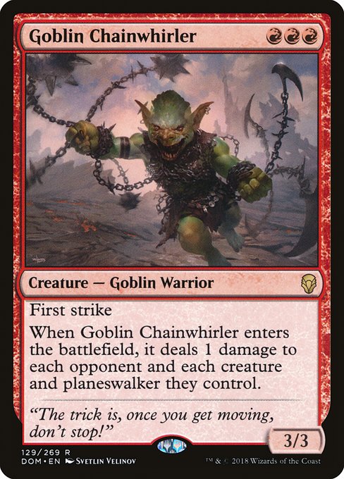 Goblin Chainwhirler (Rare)