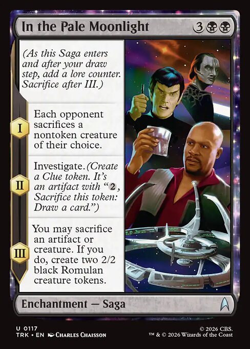 In the Pale Moonlight from Star Trek (Uncommon)