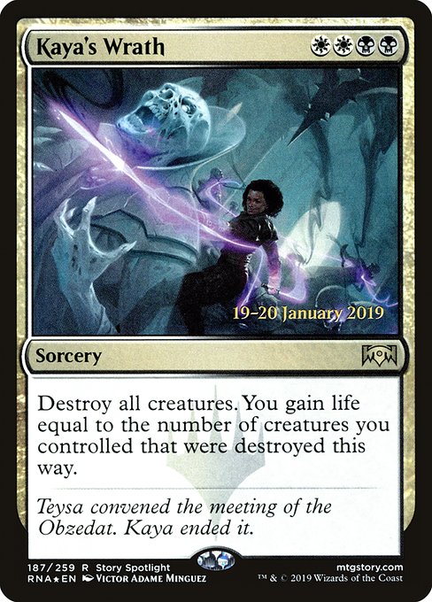 Kaya's Wrath (Rare)