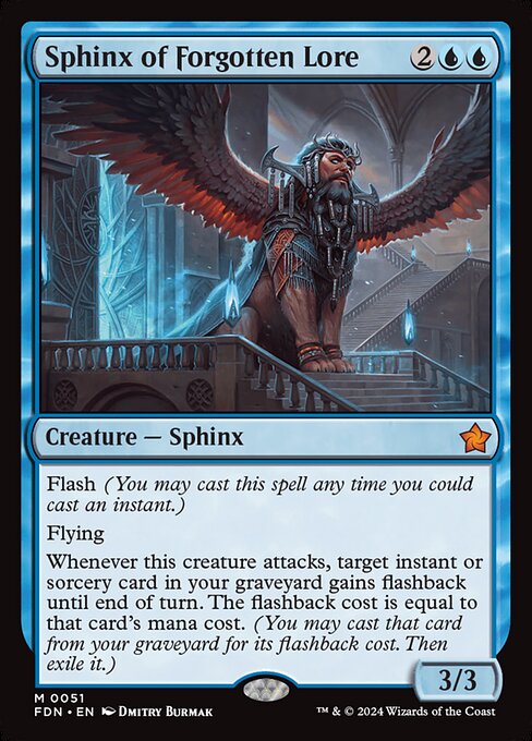 Sphinx of Forgotten Lore (Mythic)