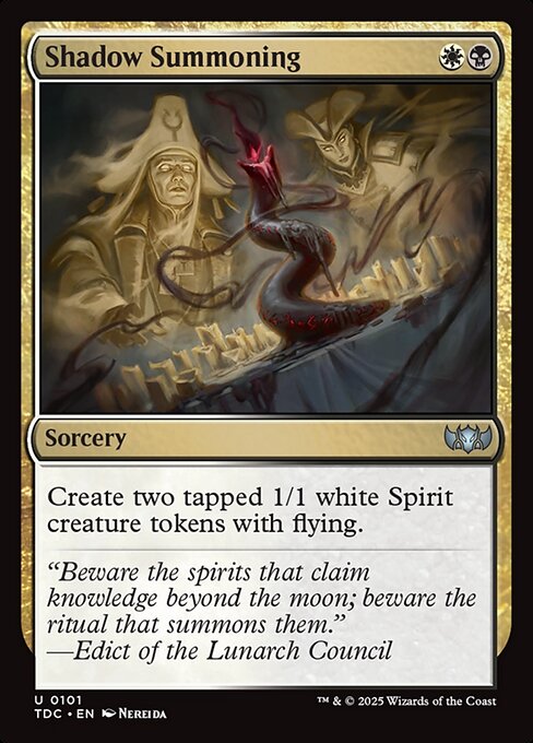 Shadow Summoning (Uncommon)