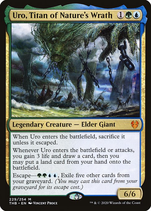Uro, Titan of Nature's Wrath from Theros Beyond Death (Mythic)