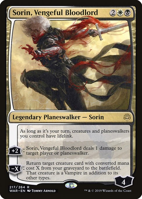 Sorin, Vengeful Bloodlord (Rare)