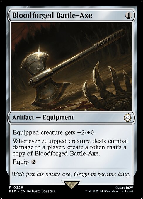 Bloodforged Battle-Axe (Rare)