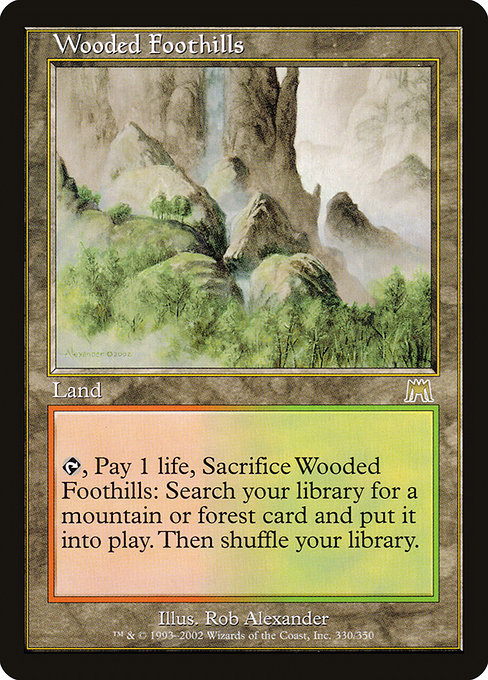 Wooded Foothills from Onslaught (Rare)