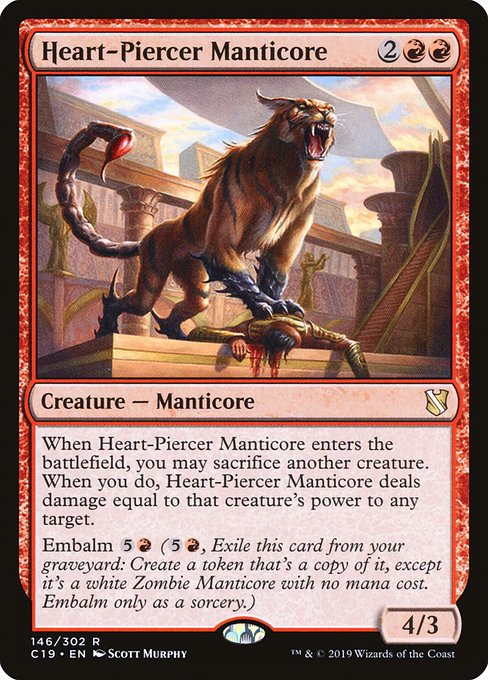 Heart-Piercer Manticore (Rare)