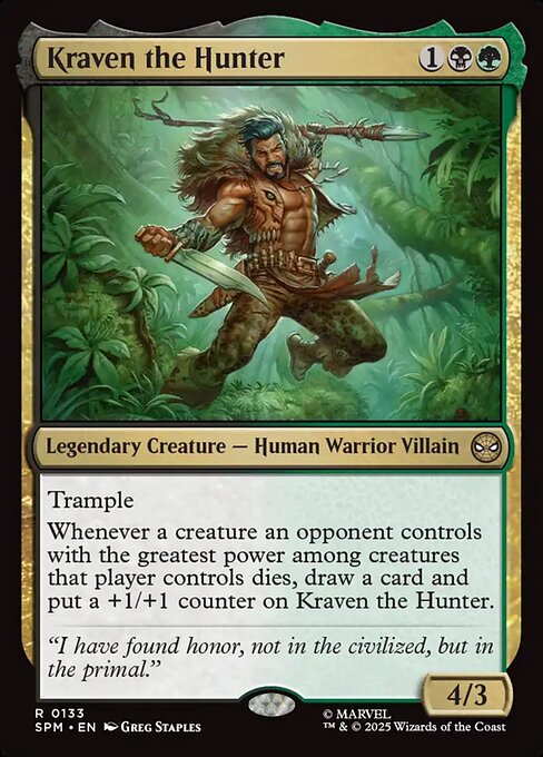 Kraven the Hunter (Rare)