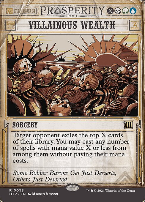 Villainous Wealth (Rare)