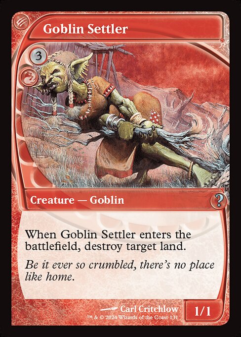 Goblin Settler (Uncommon)