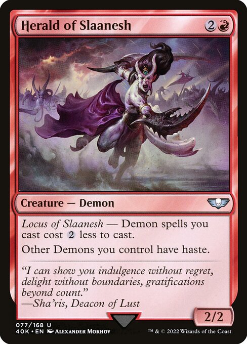 Herald of Slaanesh (Uncommon)