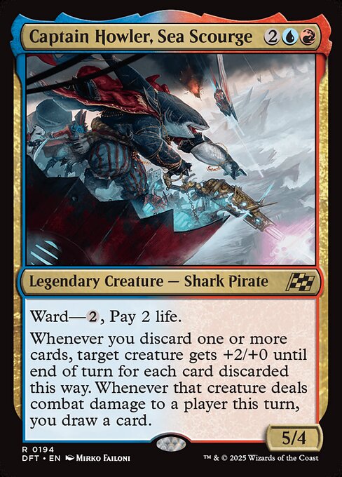 Captain Howler, Sea Scourge (Rare)