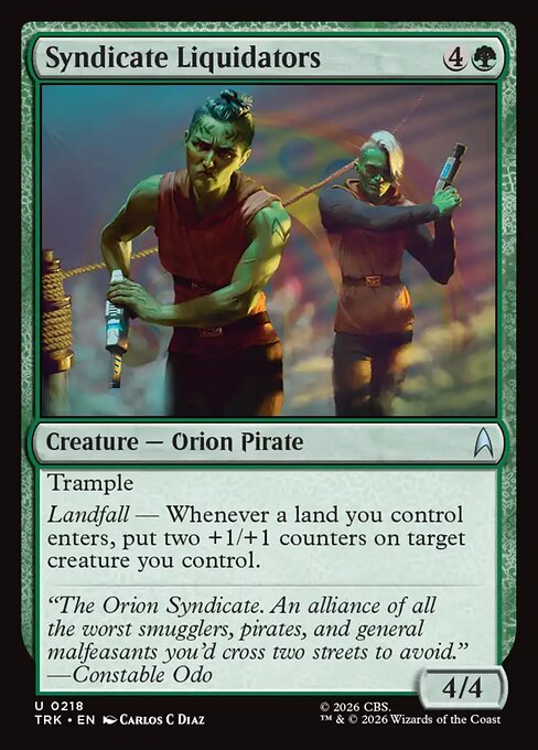 Syndicate Liquidators from Star Trek (Uncommon)