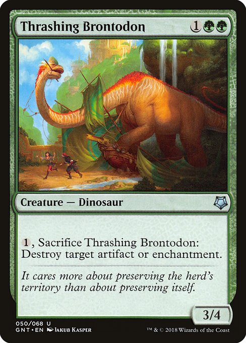 Thrashing Brontodon (Uncommon)