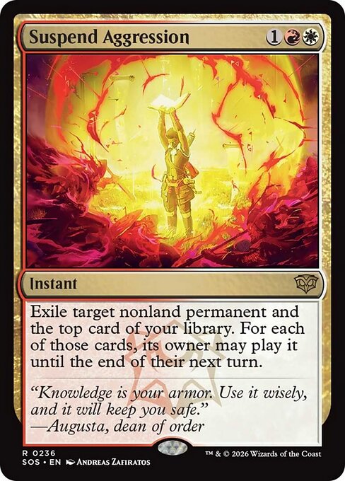 Suspend Aggression (Rare)
