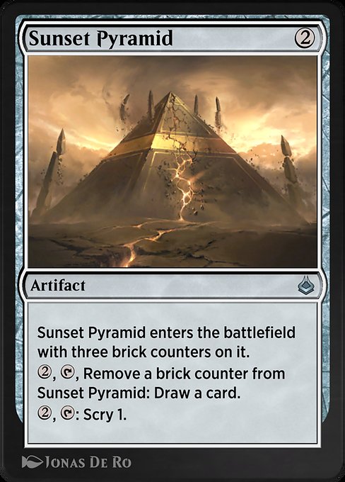 Sunset Pyramid #280 – Amonkhet Remastered Sunset Pyramid from Amonkhet Remastered (Uncommon)