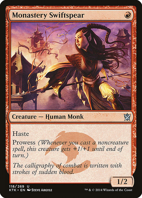 Monastery Swiftspear from Khans of Tarkir (Uncommon)