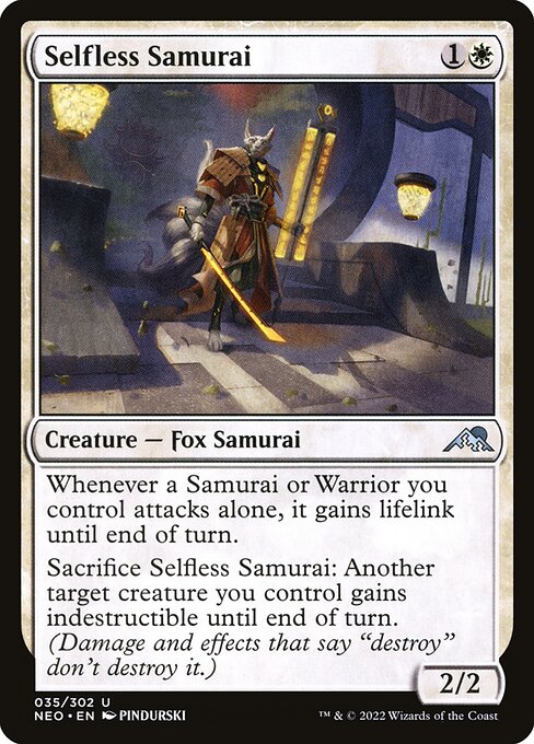 Selfless Samurai (Uncommon)
