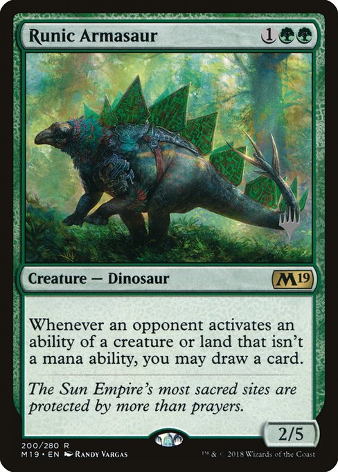 Runic Armasaur (Rare)