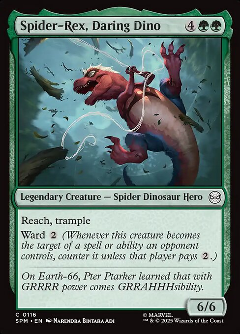 Spider-Rex, Daring Dino (Common)