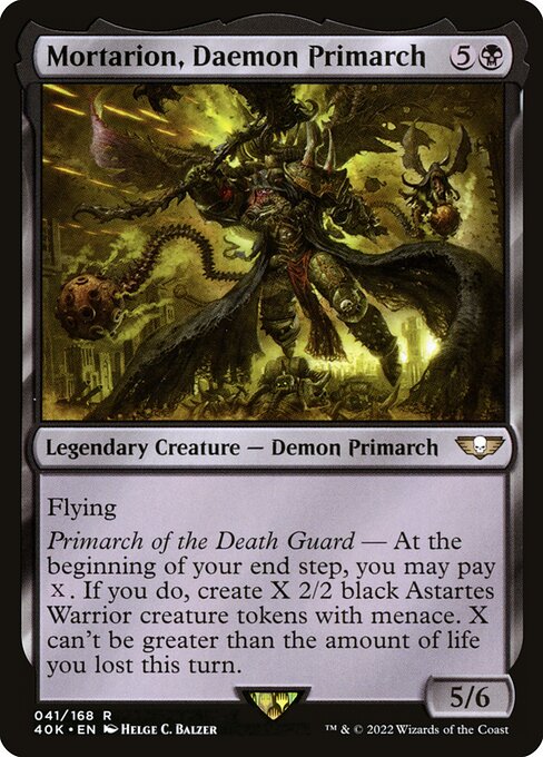 Mortarion, Daemon Primarch (Rare)