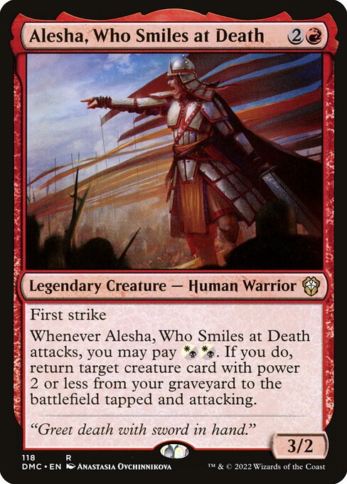 Alesha, Who Smiles at Death (Rare)