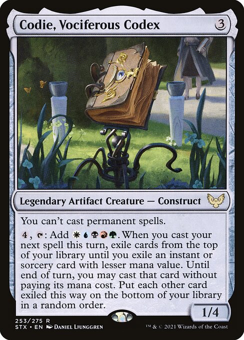 Codie, Vociferous Codex (Rare)