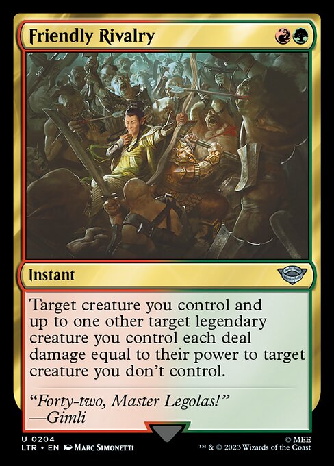Friendly Rivalry (Uncommon)