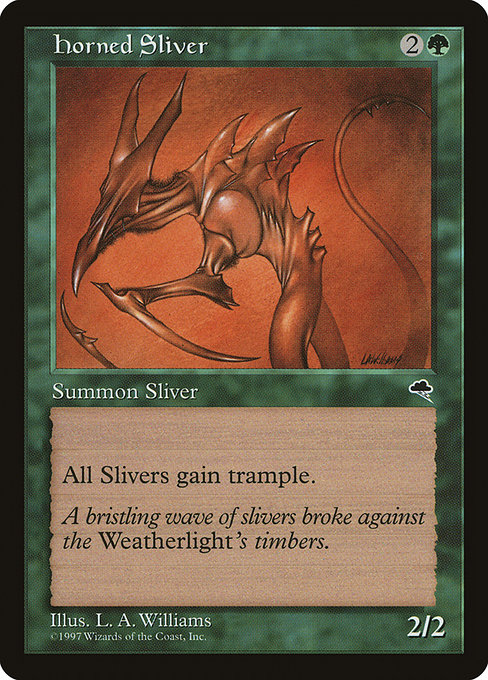 Horned Sliver (Uncommon)