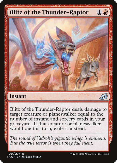 Blitz of the Thunder-Raptor (Uncommon)