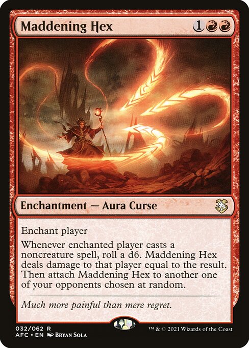 Maddening Hex from Forgotten Realms Commander (Rare)